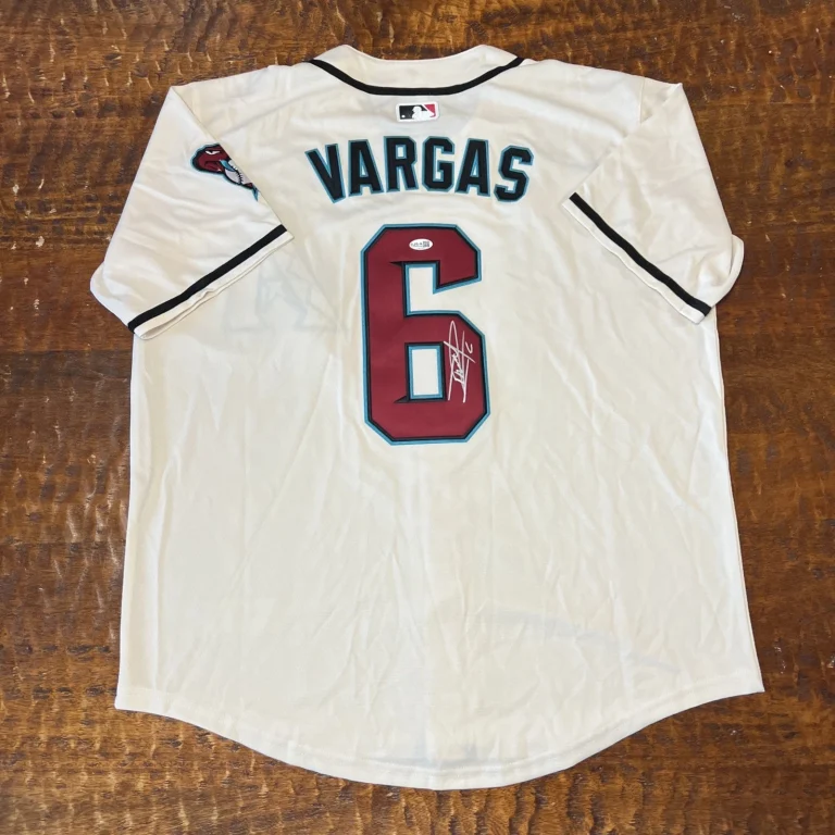 Ildemaro Vargas Signed Arizona Diamondbacks Jersey JSA Coa Autographed