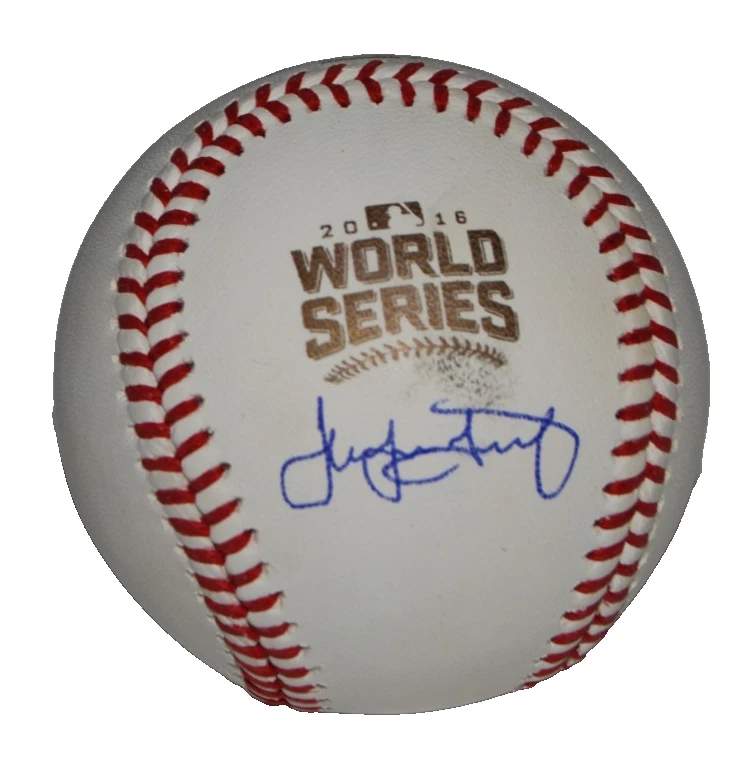 JAKE ARRIETA signed (CHICAGO CUBS) 2016 World Series OML ball BECKETT BY085905