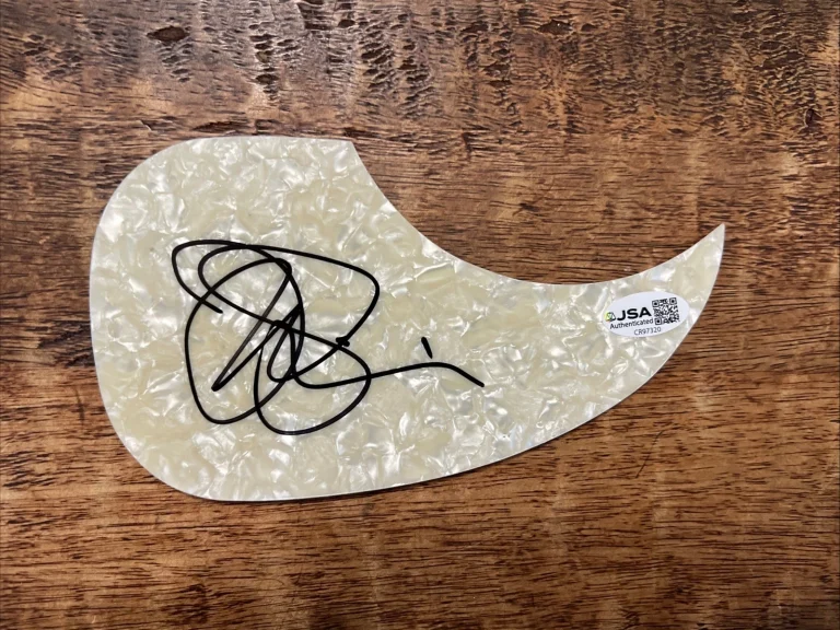 Joe Satriani Signed Guitar Pickguard JSA Coa Autographed Chickenfoot