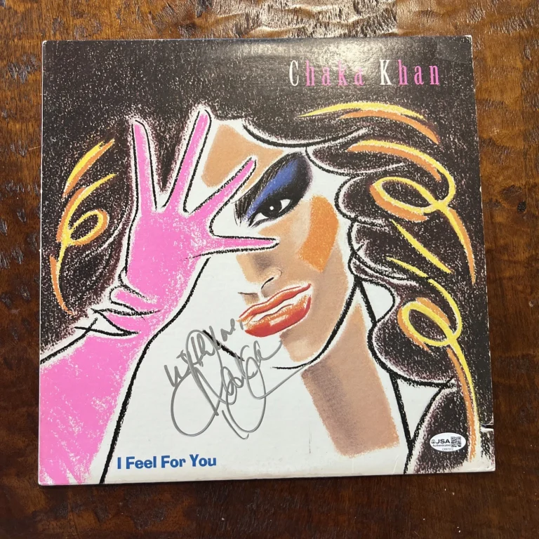 Chaka Khan Signed I Feel For You Vinyl Album Record JSA Coa Autographed