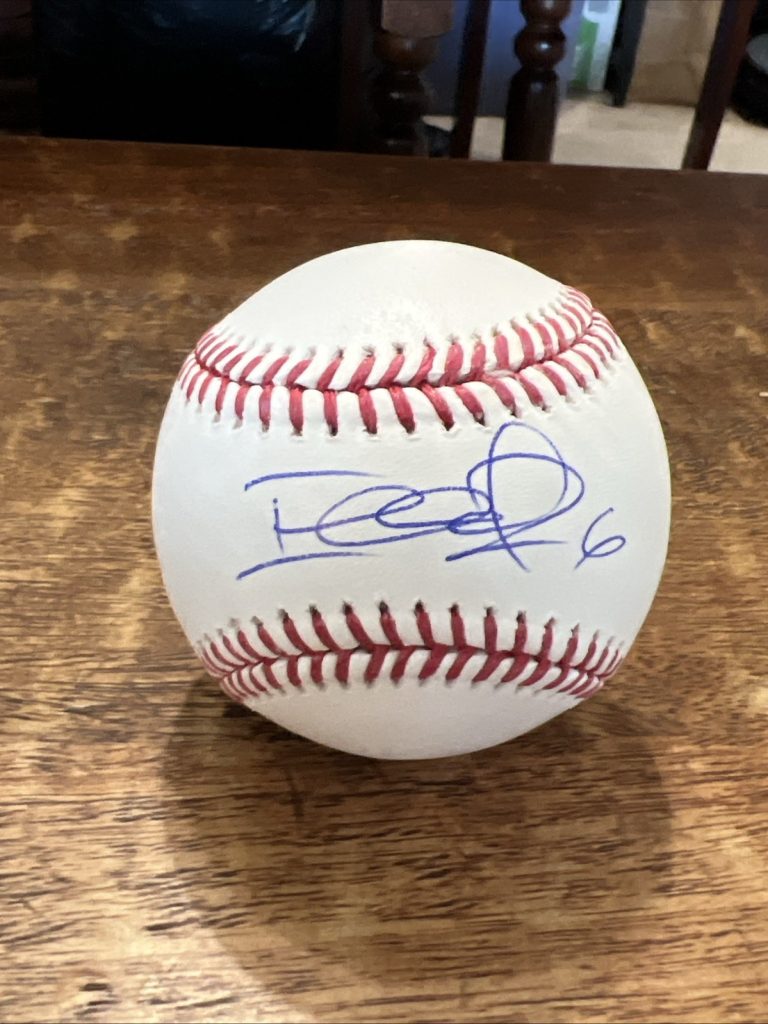 Ildemaro Vargas Signed Major League Baseball JSA Coa Diamondbacks Autographed
