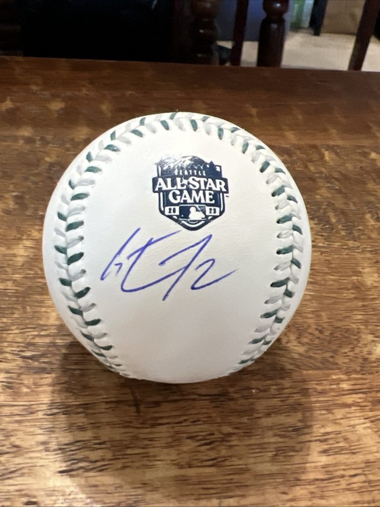 Geraldo Perdomo Signed 2023 All Star Baseball JSA Coa Diamondbacks Autographed