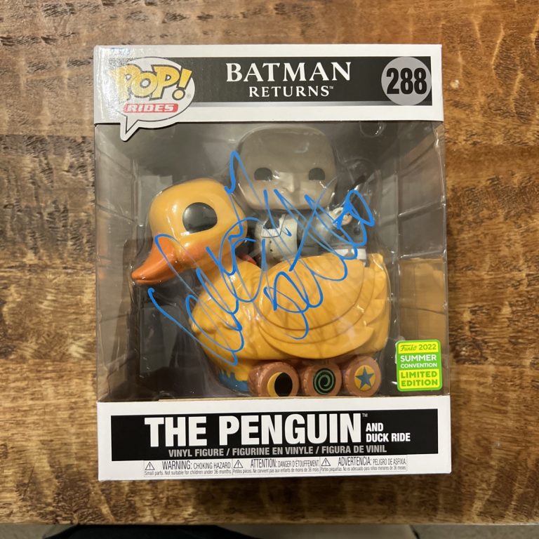 Danny DeVito Signed The Penguin Jumbo Funko POP JSA Coa Autographed Batman