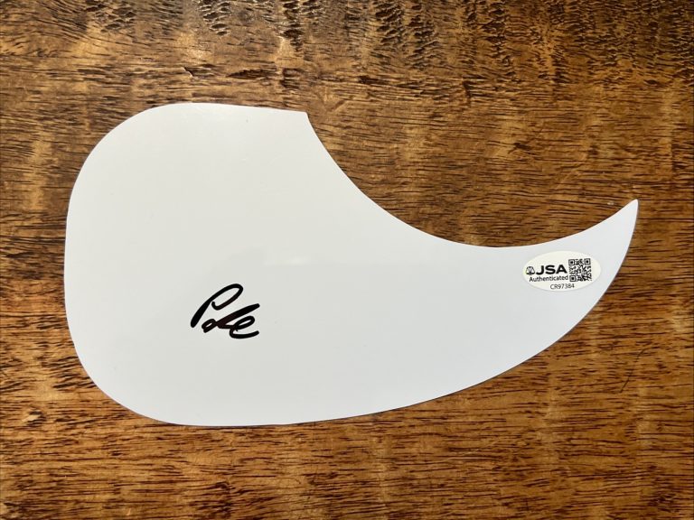 Parker Cannon Signed Guitar Pickguard JSA Coa Autographed The Story So Far