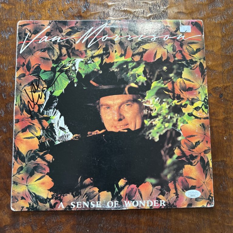 Van Morrison Signed A Sense Of Wonder Record Album Vinyl JSA COA Autographed