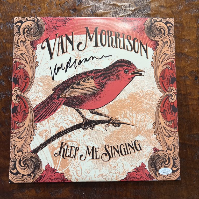 Van Morrison Signed Keep Me Singing Record Album Vinyl JSA COA Autographed