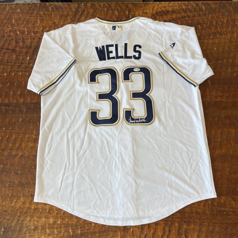 David Wells Signed San Diego Padres Jersey JSA Coa Autographed