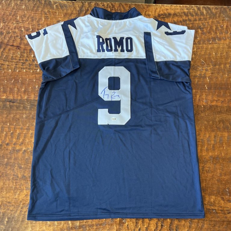 Tony Romo Signed Dallas Cowboys Jersey JSA Coa Autographed