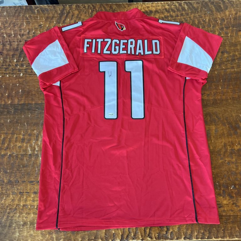 Larry Fitzgerald Signed Arizona Cardinals Jersey JSA Coa Autographed