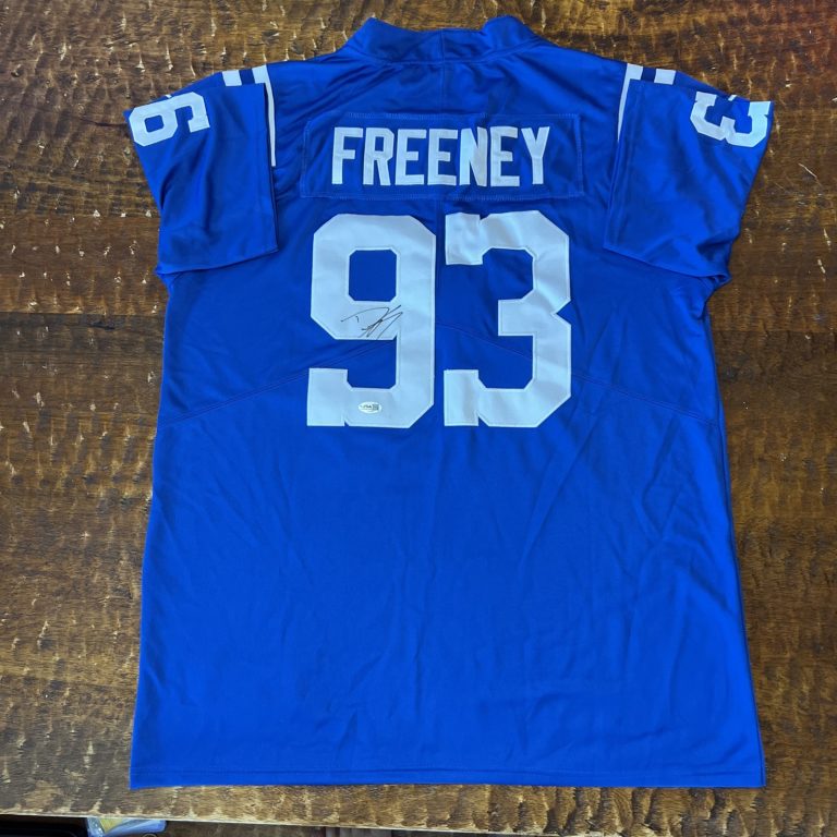 Dwight Freeney Signed Indianapolis Colts Jersey JSA Coa Autographed