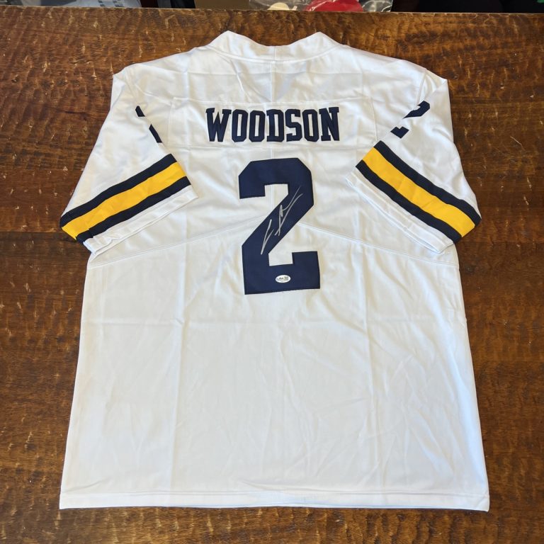 Charles Woodson Signed Michigan Wolverines Jersey JSA Coa Autographed