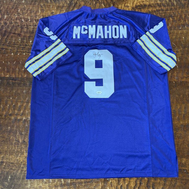 Jim McMahon Signed Minnesota Vikings Jersey JSA Coa Autographed