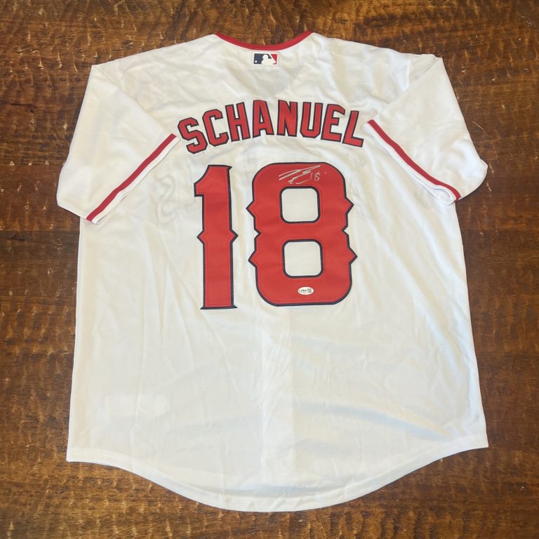 Nolan Schanuel Signed Los Angeles Angels Jersey JSA Coa Autographed