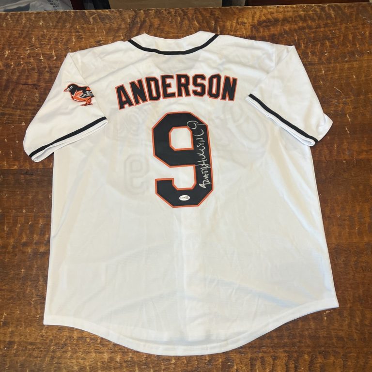 Brady Anderson Signed Baltimore Orioles Jersey JSA Coa Autographed