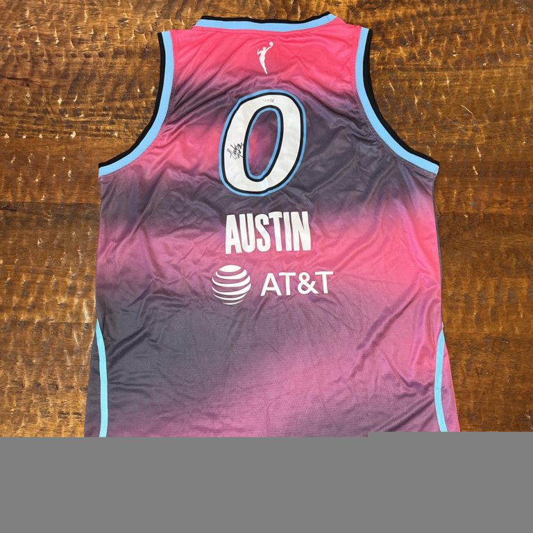 Shakira Austin Signed Washington Mystics Jersey JSA Coa Autographed WNBA