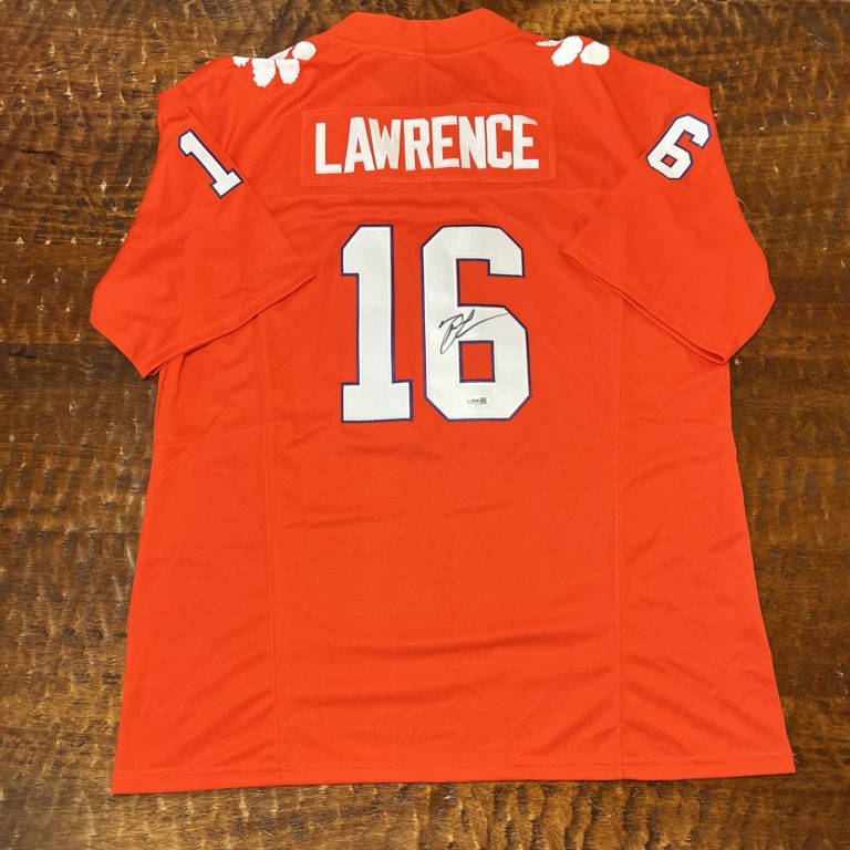 Trevor Lawrence Signed Clemson Tigers Jersey JSA Coa Autographed