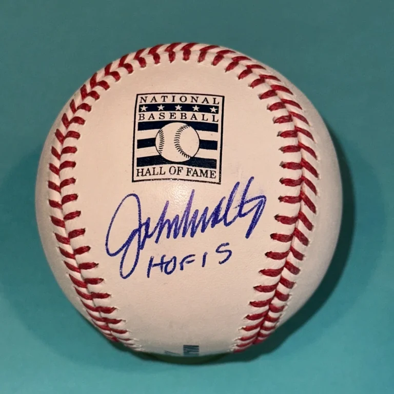 JOHN SMOLTZ Signed Official MLB HALL OF FAME Baseball Beckett BAS & HOF Ins