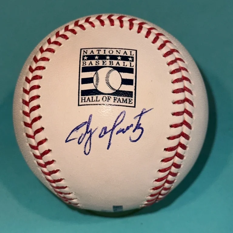 EDGAR MARTINEZ  Signed Official MLB HALL OF FAME Baseball Beckett BAS