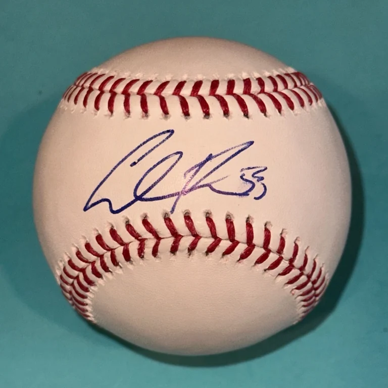 COLIN REA (Chicago Cubs) Signed Official MLB Baseball Beckett (BAS)