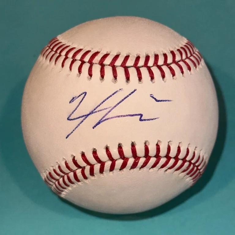 NICO HOERNER (Chicago Cubs) Signed Official MLB Baseball Beckett (BAS)