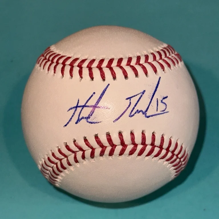 HUNTER GOODMAN (Colorado Rockies) Signed Official MLB Baseball Beckett (BAS)