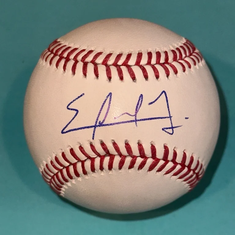 EZEQUIEL TOVAR (Colorado Rockies) Signed Official MLB Baseball Beckett (BAS)