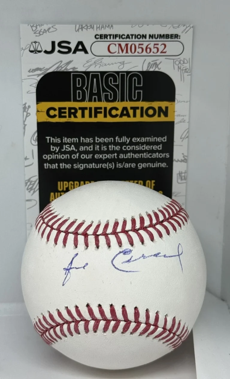 Jose Cardenal Chicago Cubs signed MLB Baseball Ball autographed JSA COA