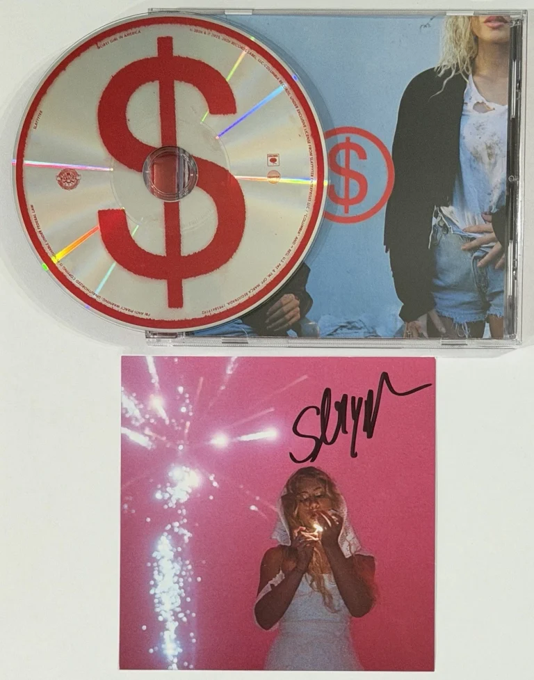 SIGNED Slayyyter Wor$t Girl In America Autograph Album Card & CD PSA DNA COA