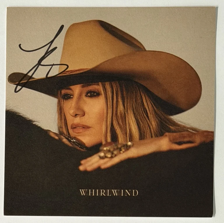 Lainey Wilson SIGNED Album Art Card & Whirlwind Deluxe CD PSA DNA COA Autograph