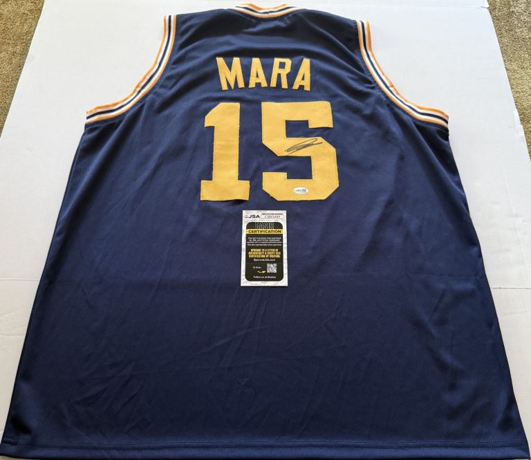 Aday Mara Michigan Wolverines signed Custom jersey autographed JSA COA
