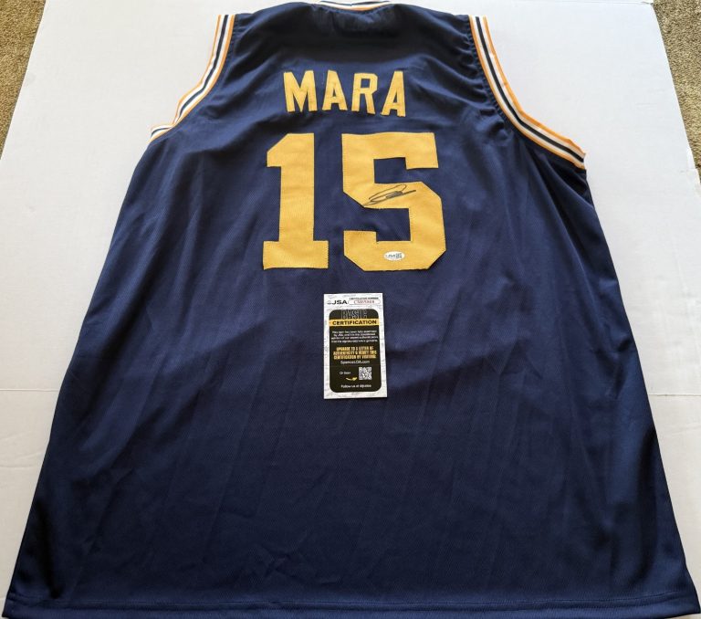 Aday Mara Michigan Wolverines signed Custom jersey autographed JSA