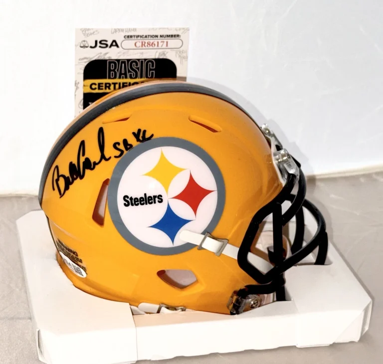 Bill Cowher signed Pittsburgh Steelers mini helmet autographed W/ SB XL JSA