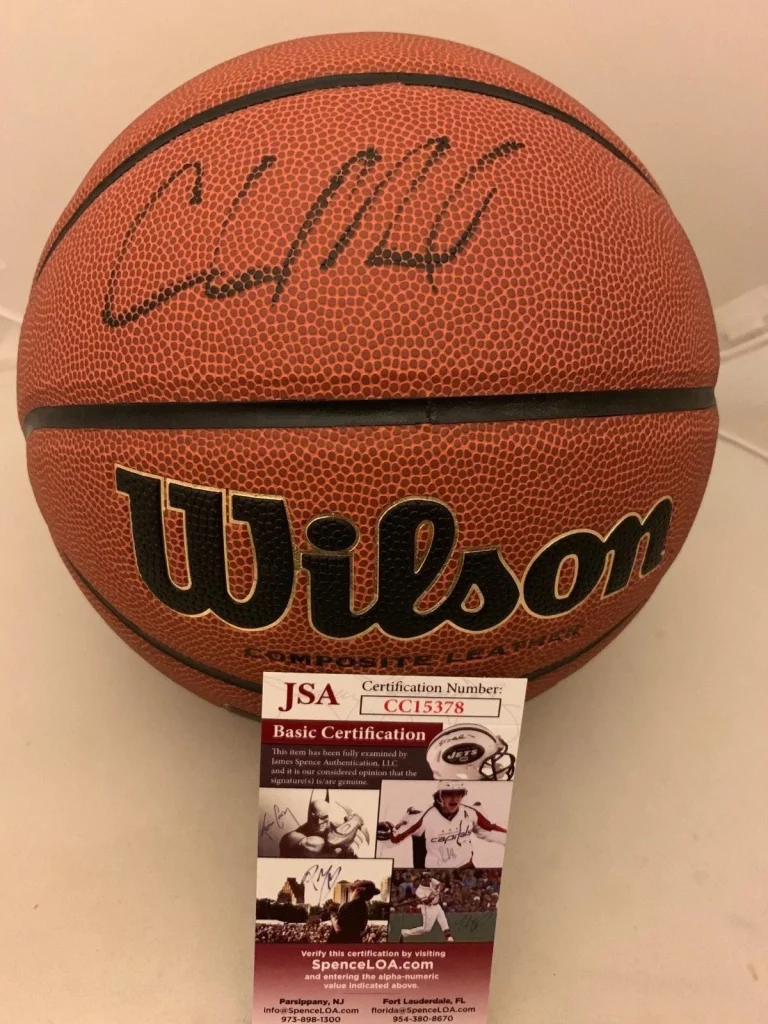 Chris Mack Louisville Cardinals signed NCAA Basketball Ball autographed JSA