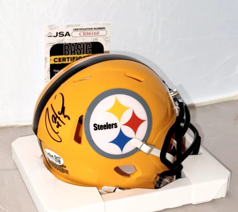 Ryan Clark signed Pittsburgh Steelers mini helmet autographed JSA
