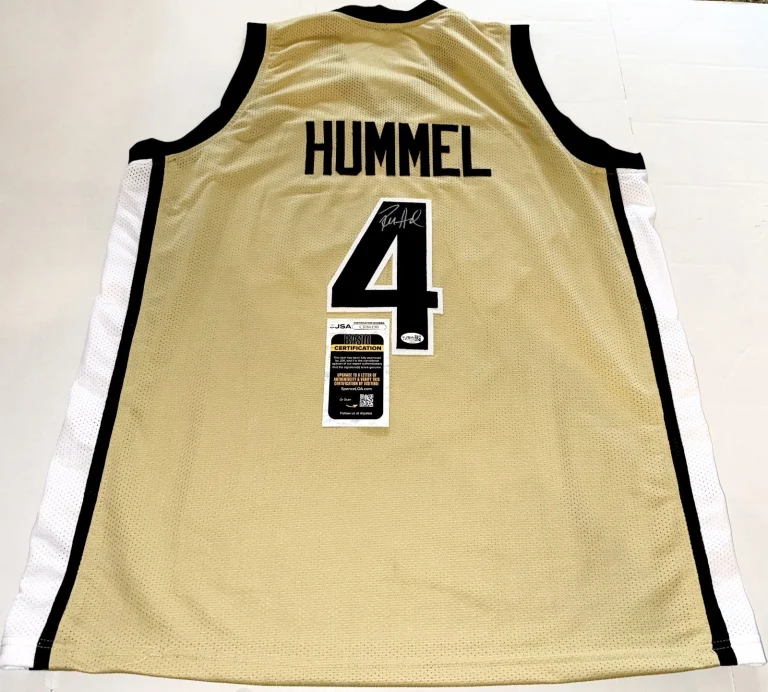 Robbie Hummel Purdue Boilermakers signed Custom jersey autographed JSA
