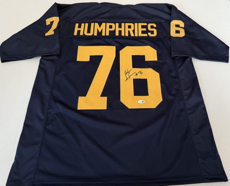 Stefan Humphries Michigan Wolverines signed Custom jersey JSA Witnessed