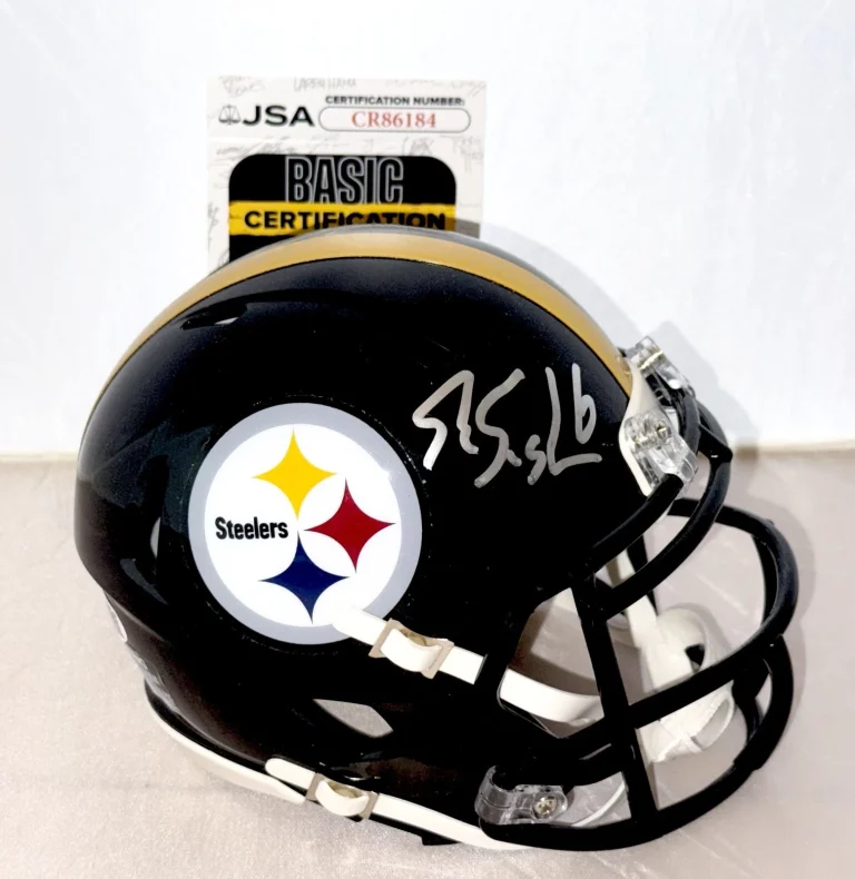Shaun Suisham signed Pittsburgh Steelers mini helmet autographed JSA