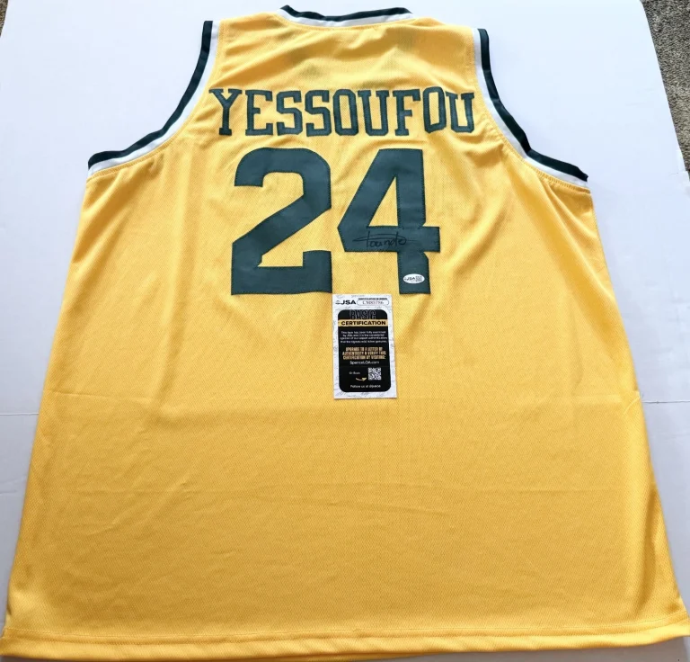 Tounde Yessoufou Baylor Bears signed Custom jersey autographed JSA