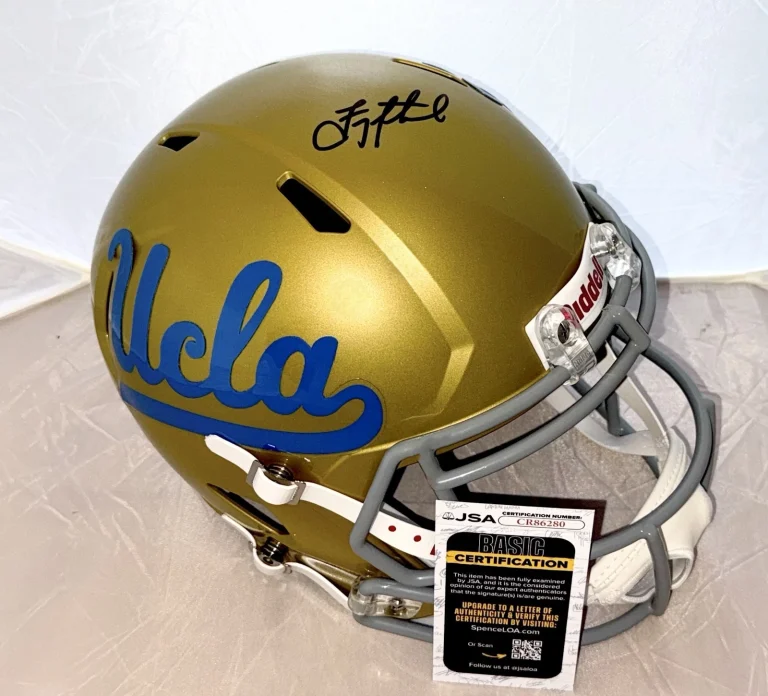 Troy Aikman Cowboys signed UCLA Bruins Full Size Helmet autographed JSA