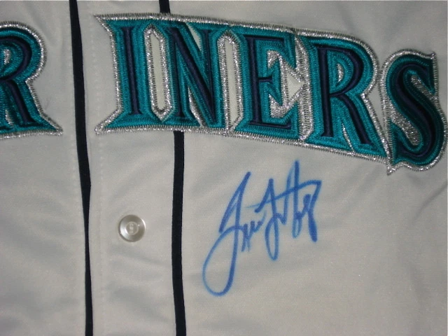 TINO MARTINEZ AUTOGRAPHED JERSEY (MARINERS) W/ PROOF!