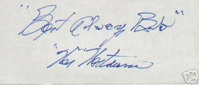Wes Westrum signed autographed letter Baseball Player