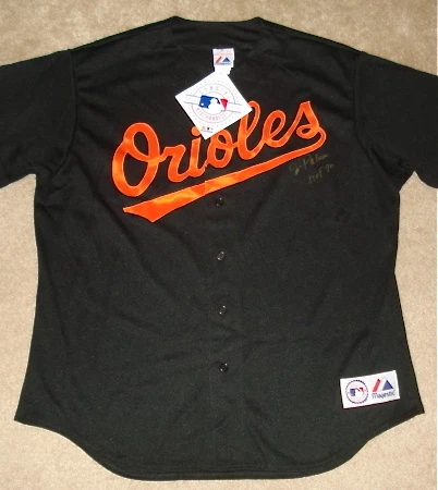 JIM PALMER AUTOGRAPHED JERSEY (ORIOLES) W/ PROOF!
