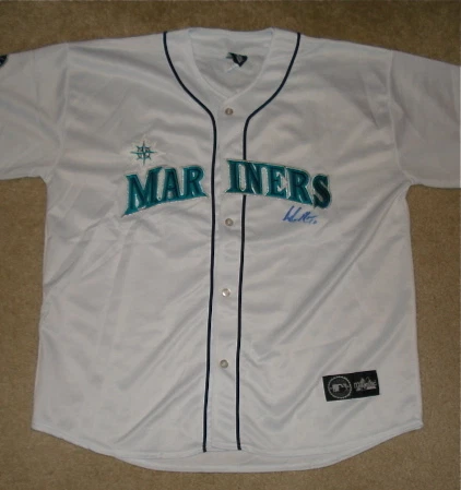 ADAM MOORE AUTOGRAPHED JERSEY (MARINERS) W/ PROOF!