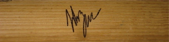 WIL MYERS AUTOGRAPHED BAT (RAYS) W/ PROOF! - Spring Training Used Bat!