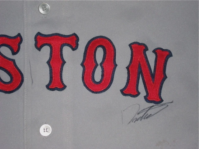 DAISUKE MATSUZAKA AUTOGRAPHED JERSEY (RED SOX) W/ PROOF