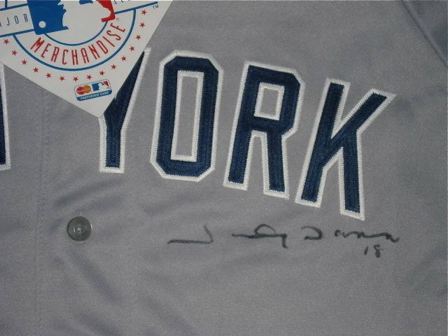 JOHNNY DAMON AUTOGRAPHED JERSEY (YANKEES) W/ PROOF!