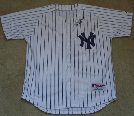 GOOSE GOSSAGE AUTOGRAPHED JERSEY (YANKEES) W/ PROOF!