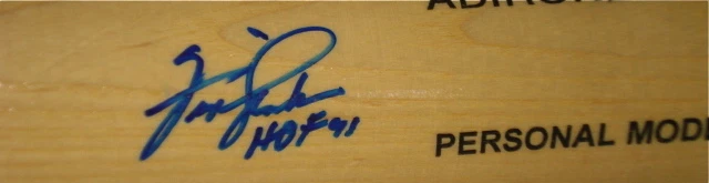 FERGUSON JENKINS AUTOGRAPHED BAT (CUBS HOF) W/ PROOF!