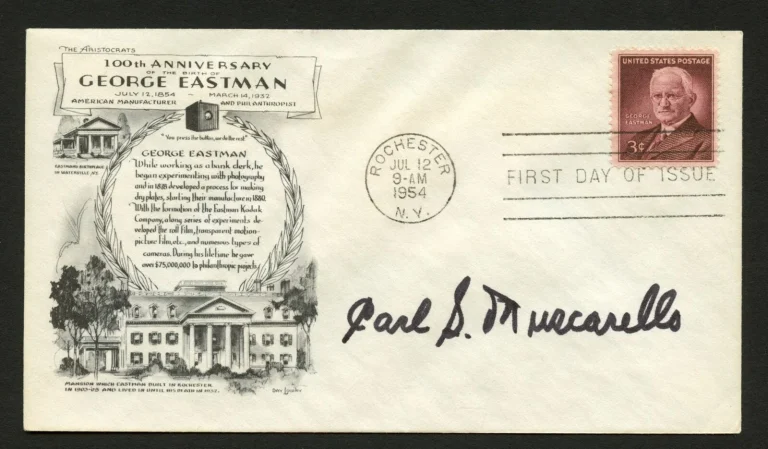 Carl Muscarello d2019 signed autograph auto FDC cover Sailor Kissing Nurse PC228