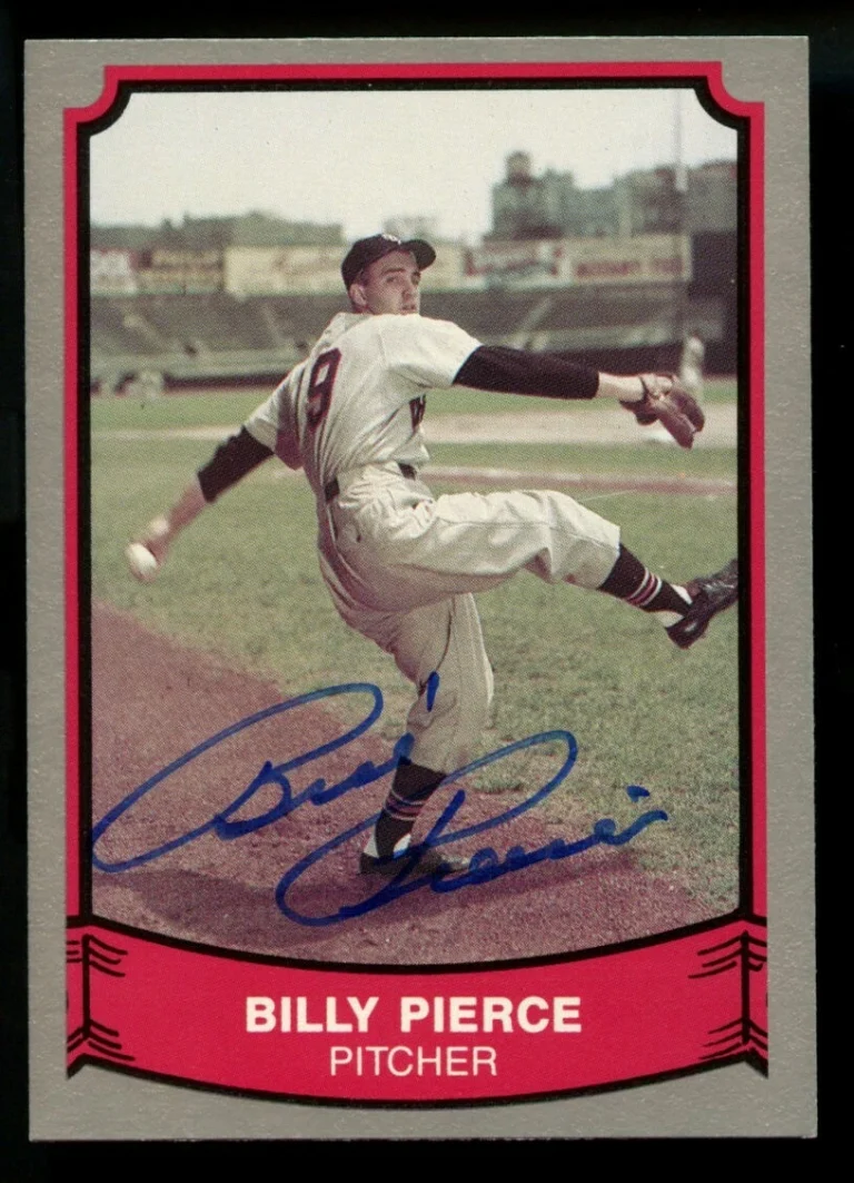 Billy Pierce #134 signed autograph auto 1989 Pacific Baseball Legends Card